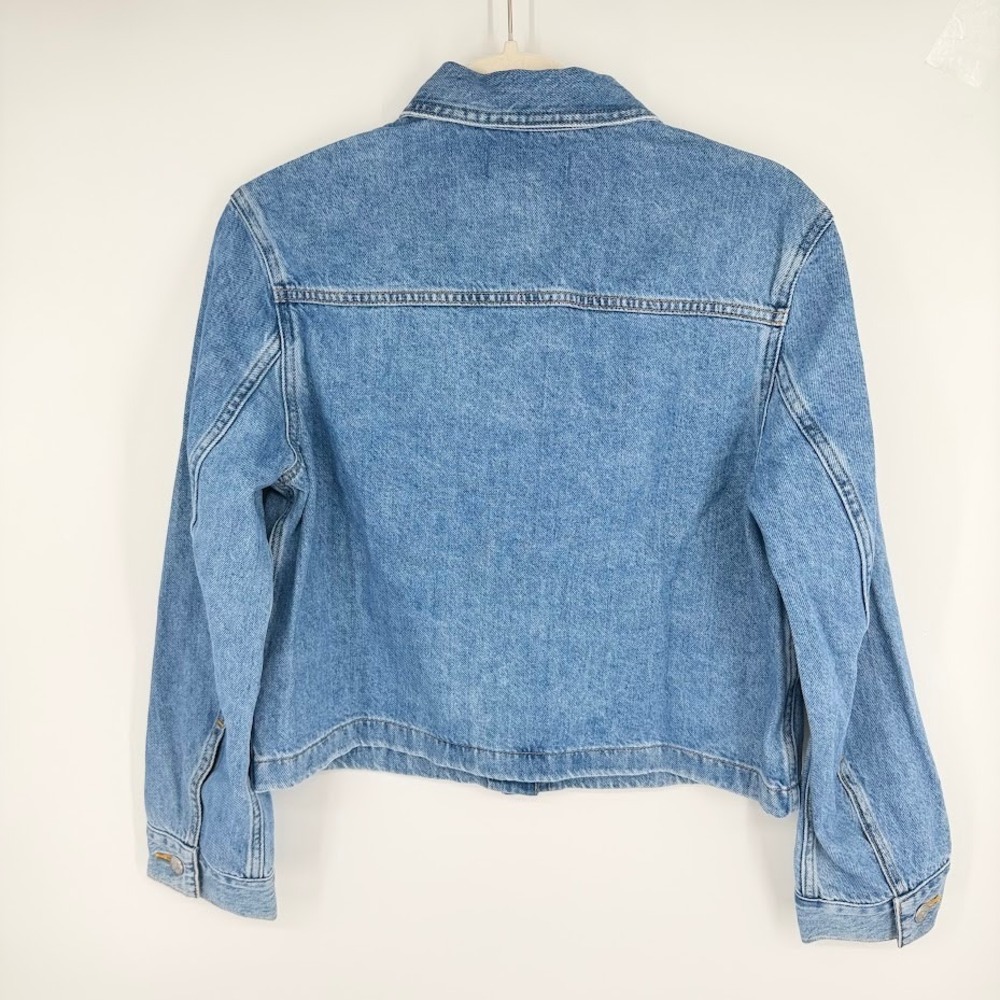 Madewell Denim Chore Jacket Womens XS Midvale Wash Cropped Classic - Picture 4 of 8